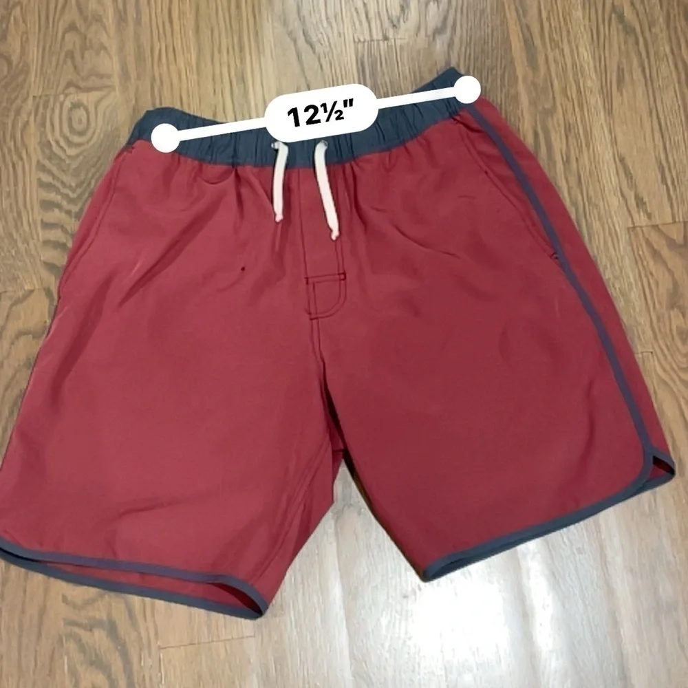 Fair Harbor Mastos Anchor Trunk board shorts Mens M nautical coastal surfing E - Picture 4 of 7